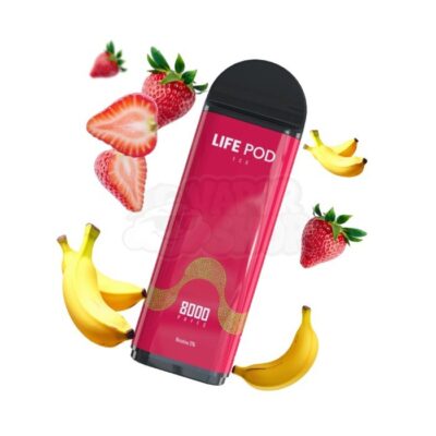 Lifepod 8k PRO REFIL: Morango Banana