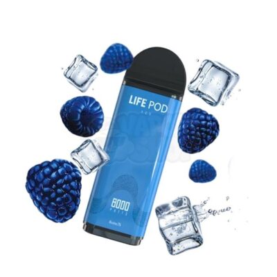Lifepod 8k PRO REFIL: Framboesa Azul Ice [Blue Razz Ice]