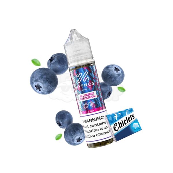 Hypnos 60ml: Chiclete de Blueberry [Blueberry Bubblegum]