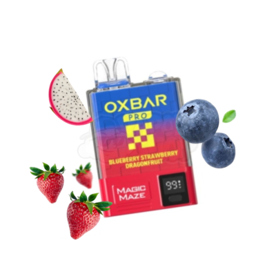 OXBAR 10K: Blueberry, Morango e Pitaia