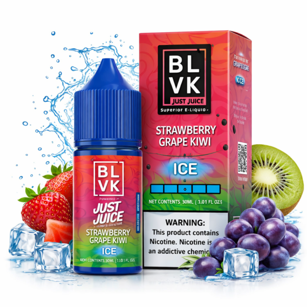 BLVK 35mg 30ml JJ ICE: Morango Uva Kiwi