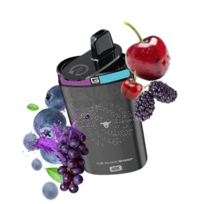 Black Sheep 40K: Uva Blueberry / Cereja Amora [Grape Blueberry / Cherry Berry]