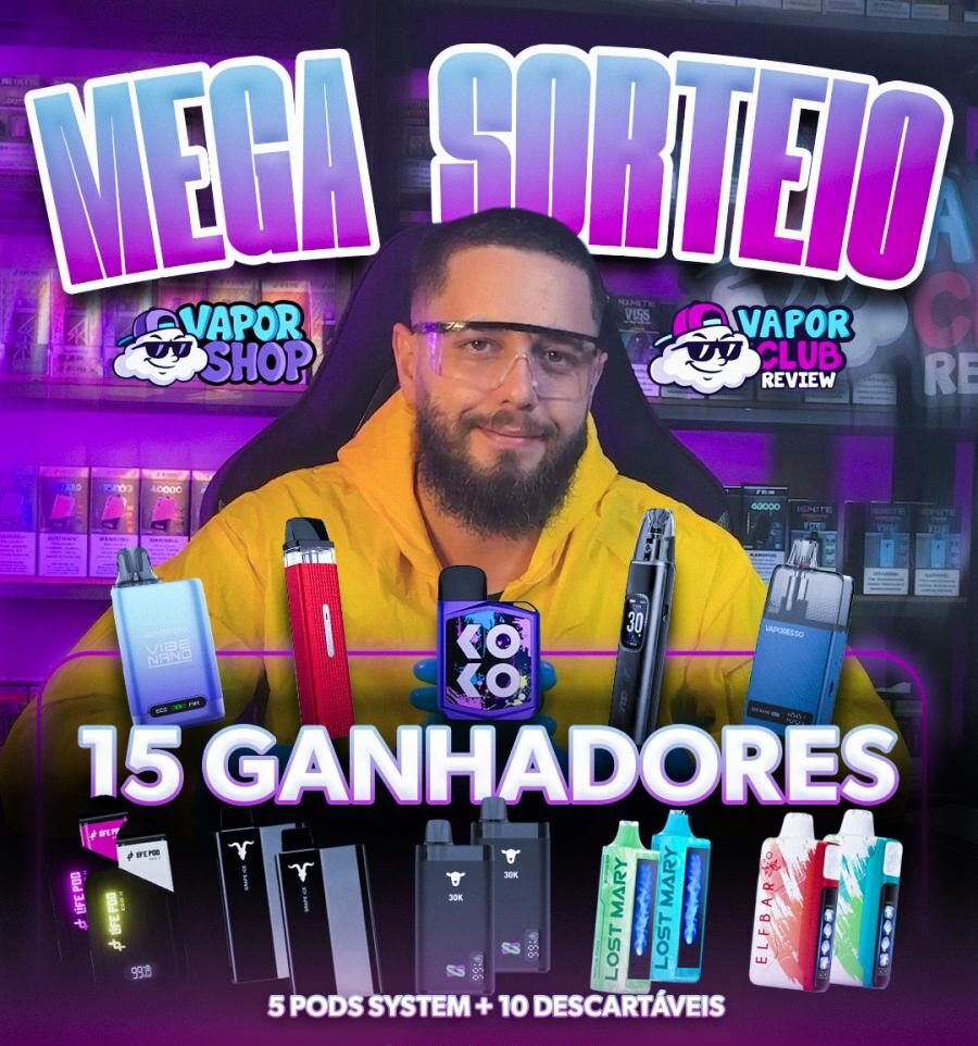 Mega Sorteio VaporShop