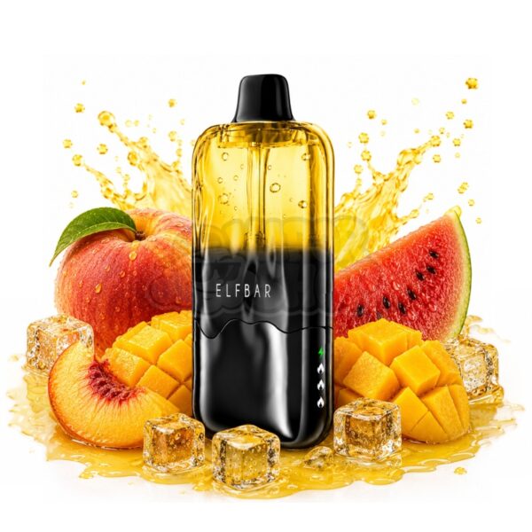 Elfbar DUKE 35K: Pêssego Manga Melancia [Peach Mango Water]