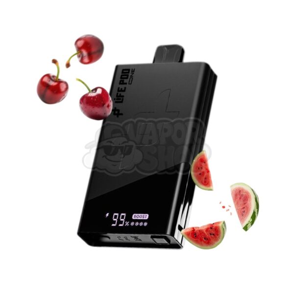 Lifepod THE ONE 40k BLACK: Cereja e Melancia [Cherry Watermelon]