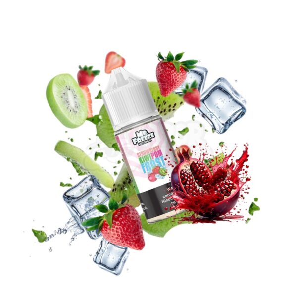 Mr Freeze 30ml 50mg: Morango Kiwi Romã [Straw Kiwi POM]