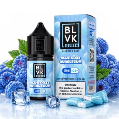BLVK 35mg 30ml BUBBA: Chiclete de Framboesa Azul [Bubba Blue Razz bbg]