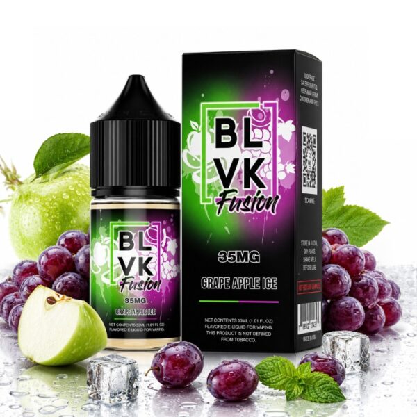 BLVK 35mg 30ml FUSION: Uva Maçã [Grape Apple Ice]