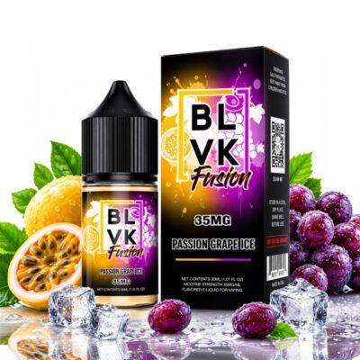 BLVK 35mg 30ml FUSION: Uva Maracujá [Passion Grape ice]