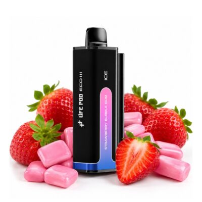 Lifepod ECO 3 REFIL: Chiclete de Morango [Straw Bbg]