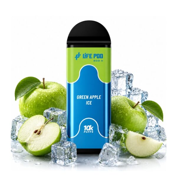 Lifepod 10k REFIL: Maçã Verde [Green Apple]