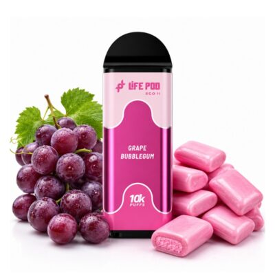 Lifepod 10k REFIL: Chiclete de Uva [Grape bbg]